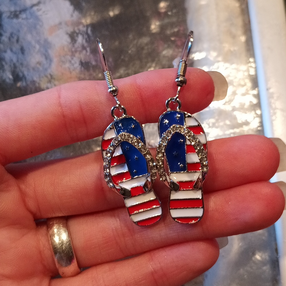 4 of July flip flops